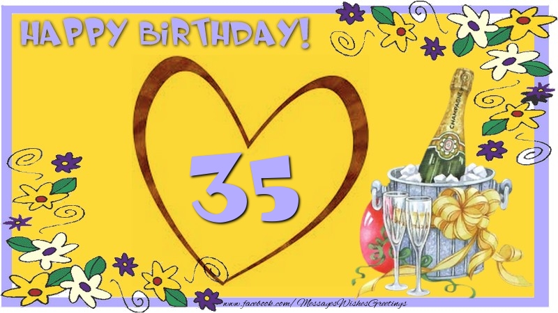 Happy Birthday 35 years