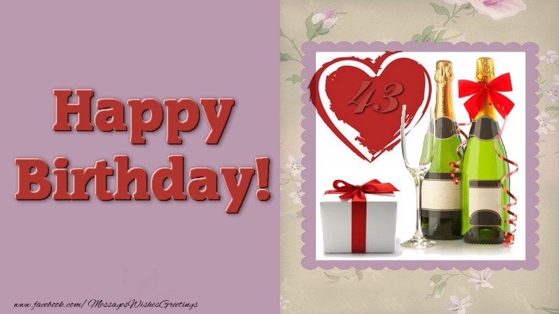 Happy Birthday 43 years