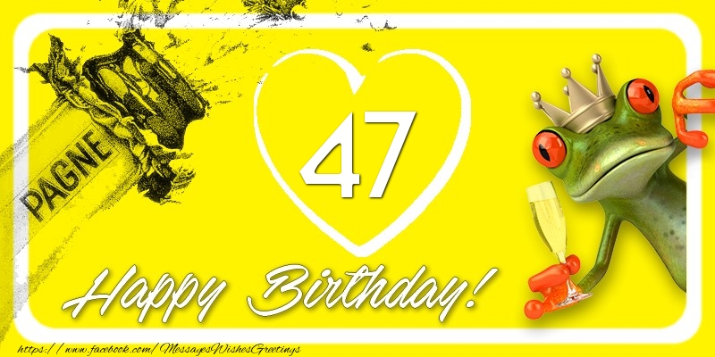 Happy Birthday, 47 years!