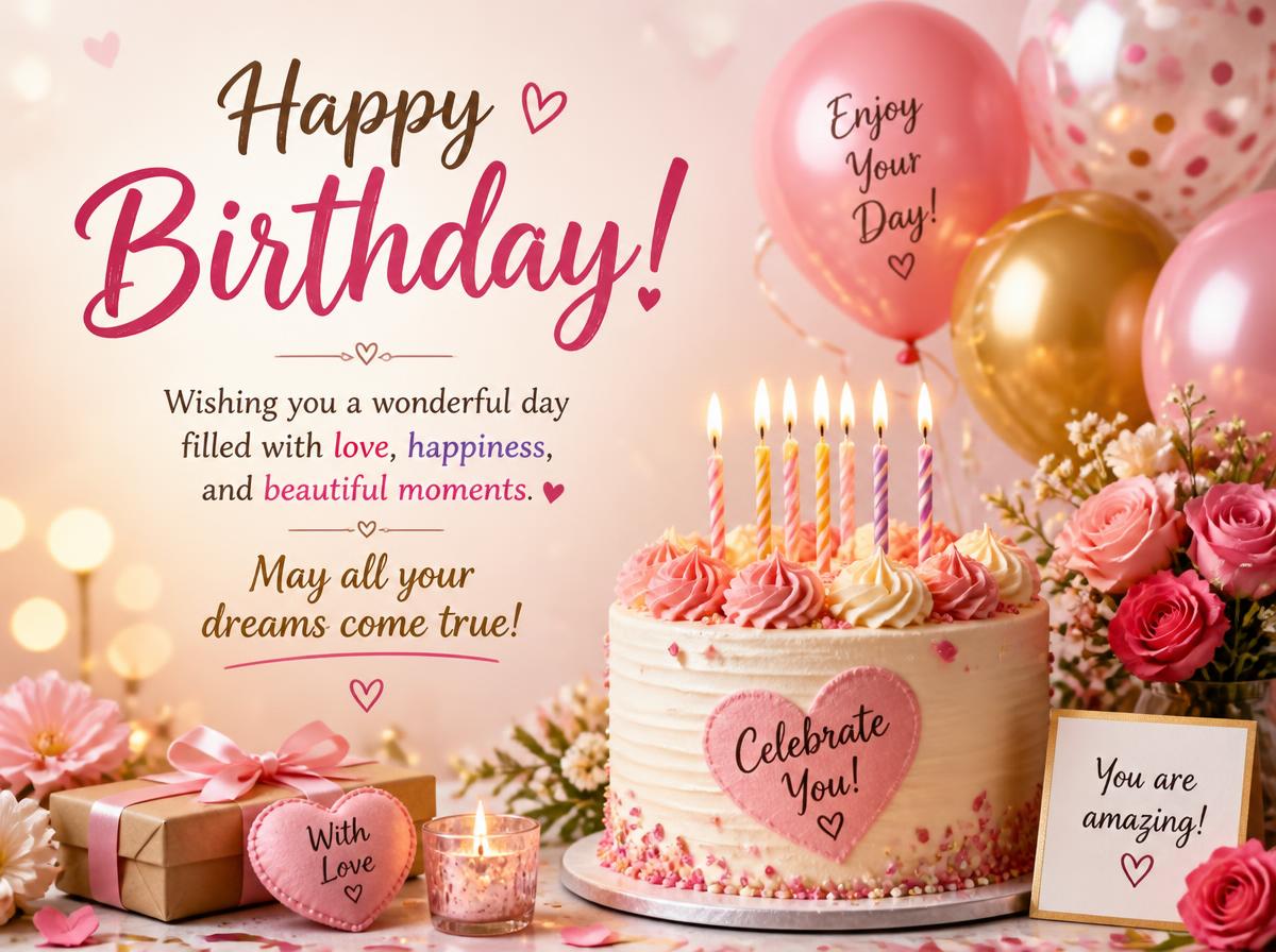 Greetings Cards for Birthday - Happy Birthday! - messageswishesgreetings.com