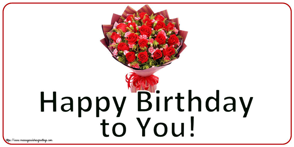 Happy Birthday to You!