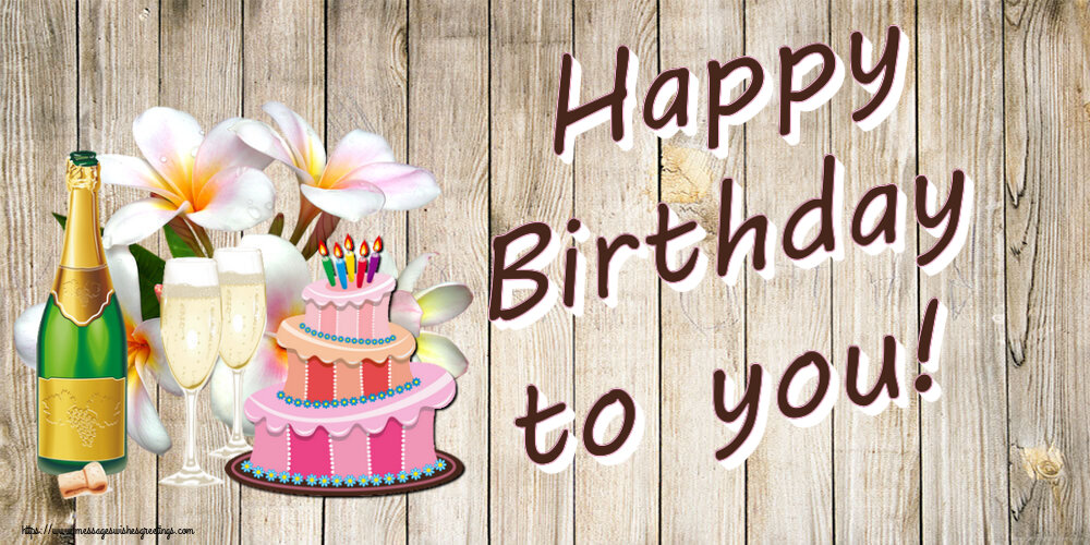 Birthday Happy Birthday to you!