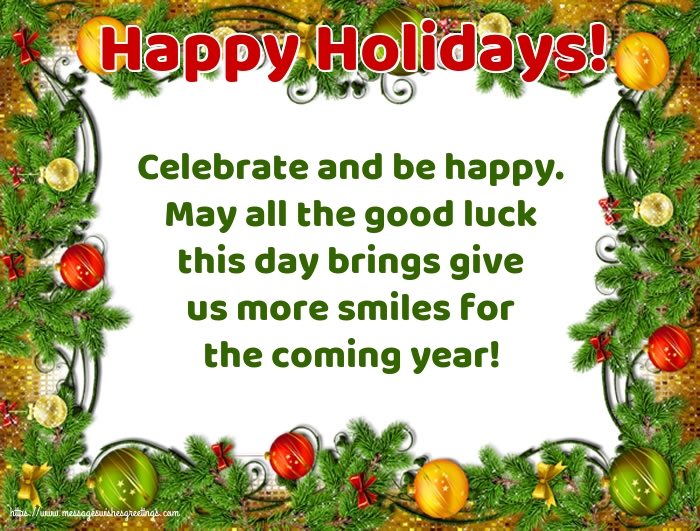 Christmas Happy Holidays!