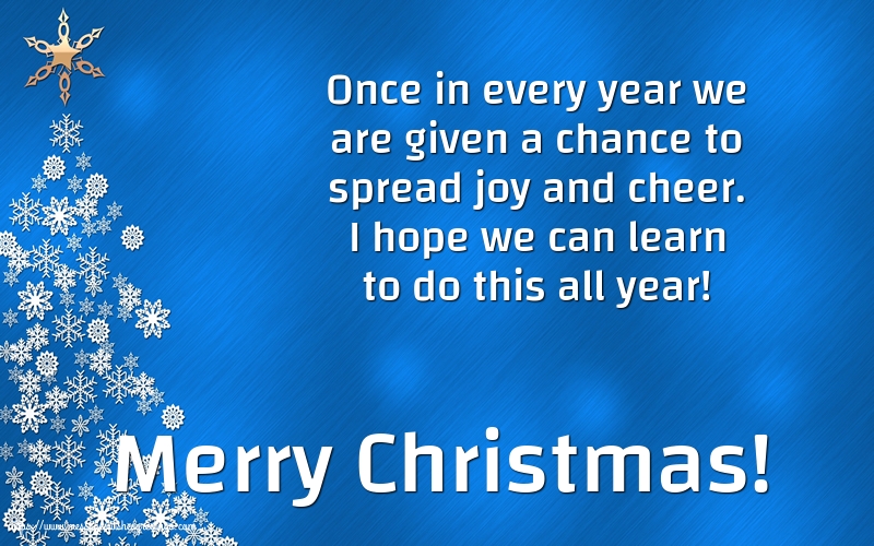 Christmas Merry Christmas!