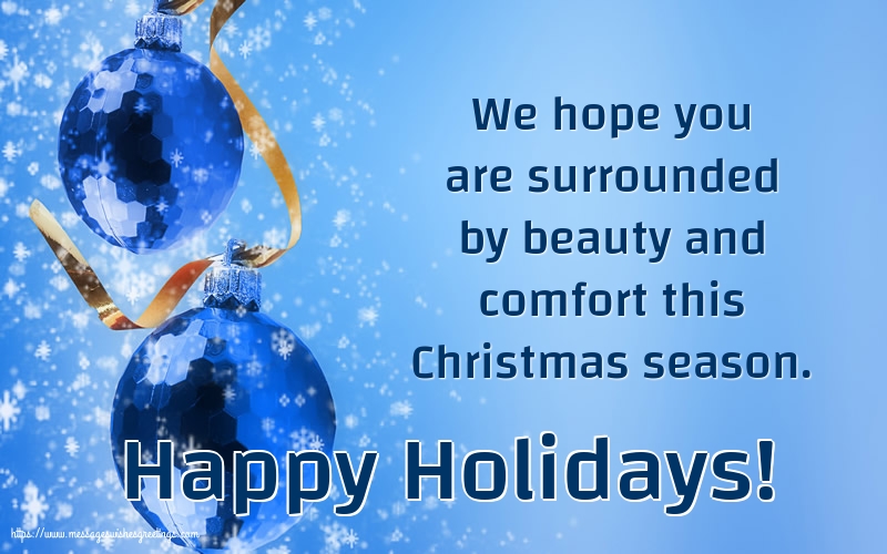 Christmas Happy Holidays!