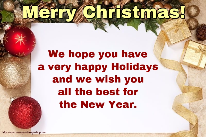 Christmas Merry Christmas!