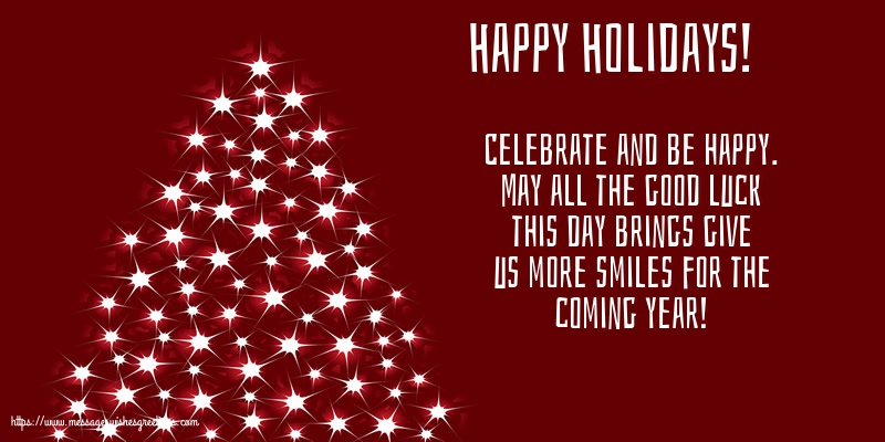 Christmas Happy Holidays!