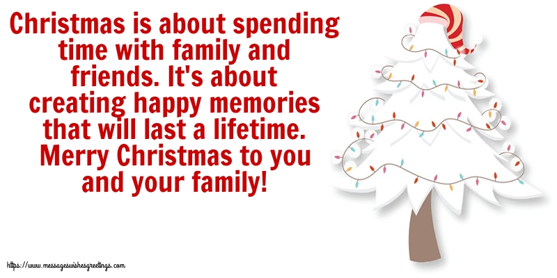 Christmas Merry Christmas to you and your family!