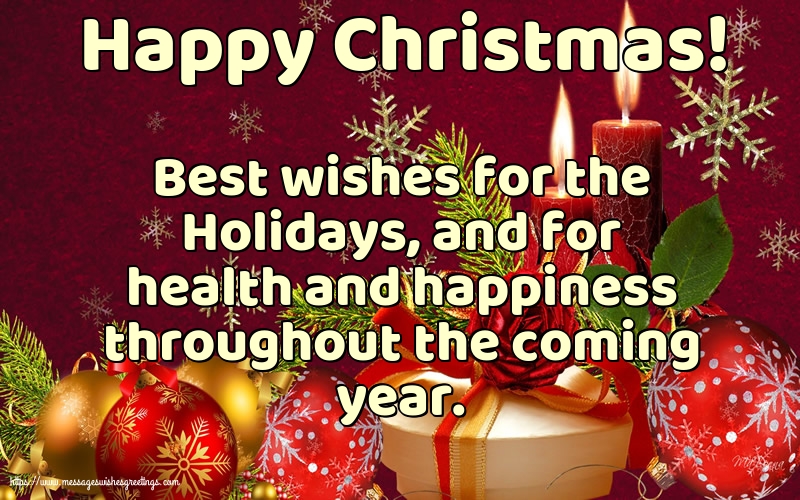 Happy Christmas!