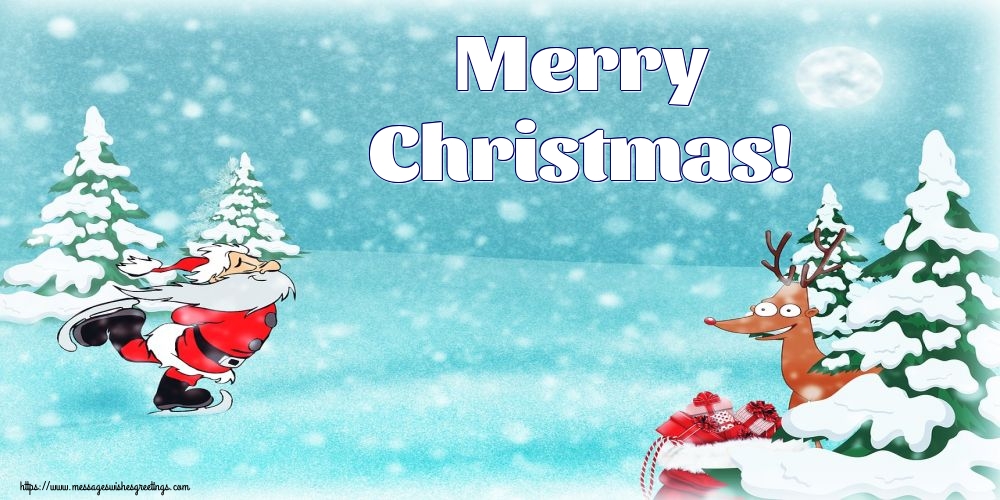 Greetings Cards for Christmas - Merry Christmas! - messageswishesgreetings.com