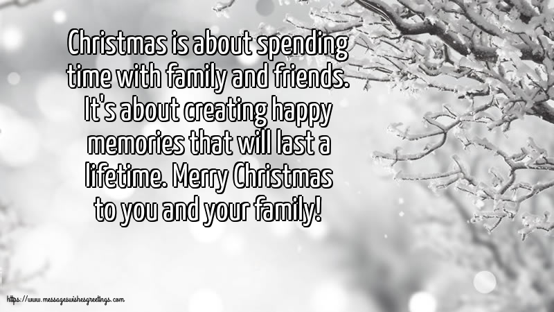 Merry Christmas to you and your family!