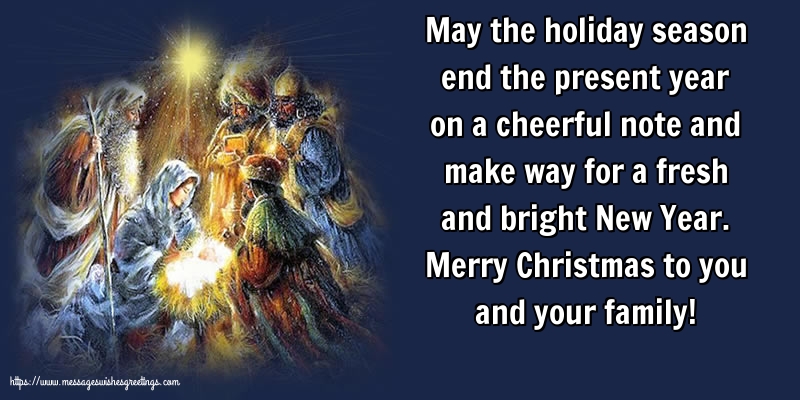 Christmas Merry Christmas to you and your family!