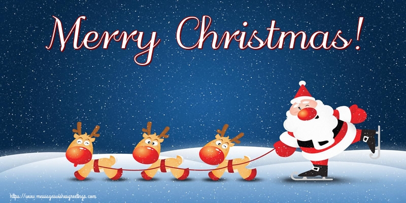Greetings Cards for Christmas - Merry Christmas! - messageswishesgreetings.com