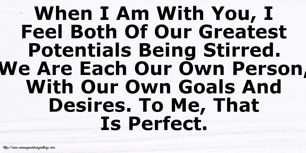 When I Am With You