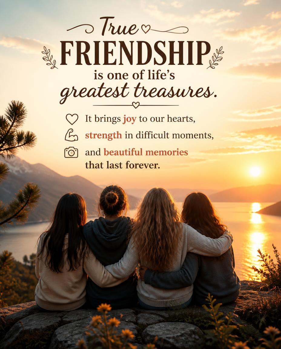Greetings Cards Friendship - True friendship is one of life’s greatest treasures. - messageswishesgreetings.com