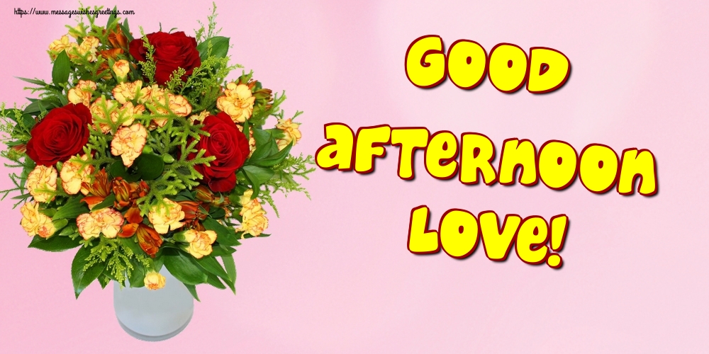 Good afternoon love!