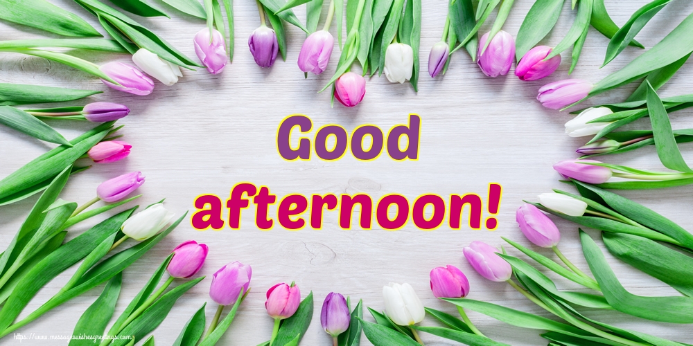Good afternoon!