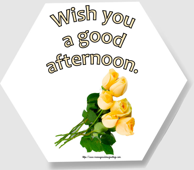 Wish you a good afternoon.