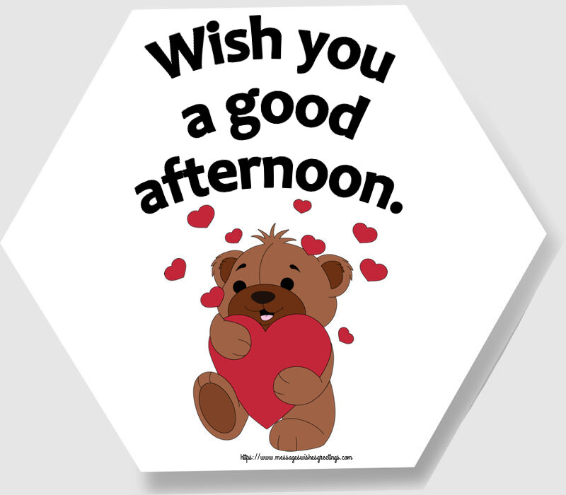 Wish you a good afternoon.