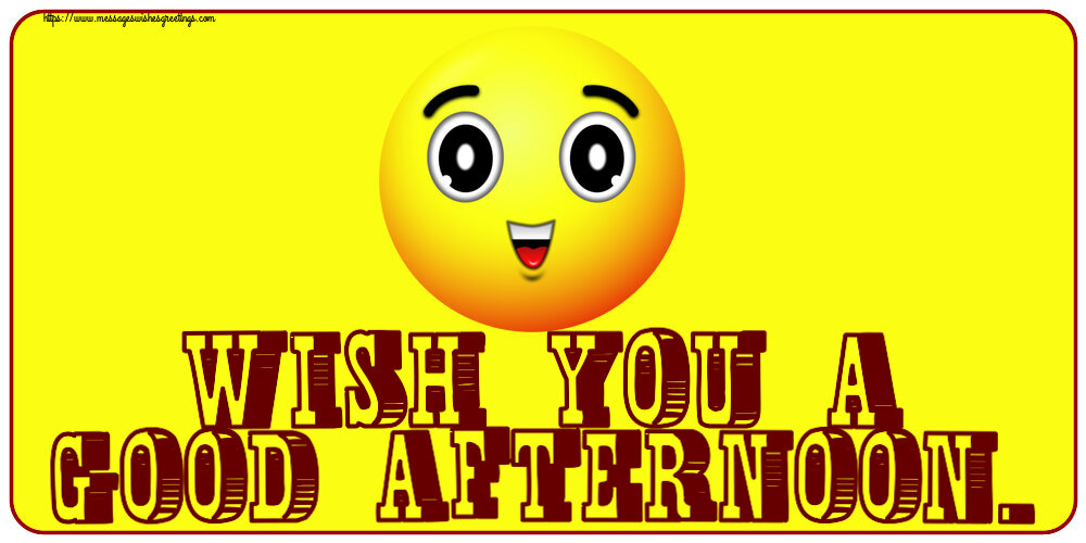 Wish you a good afternoon.