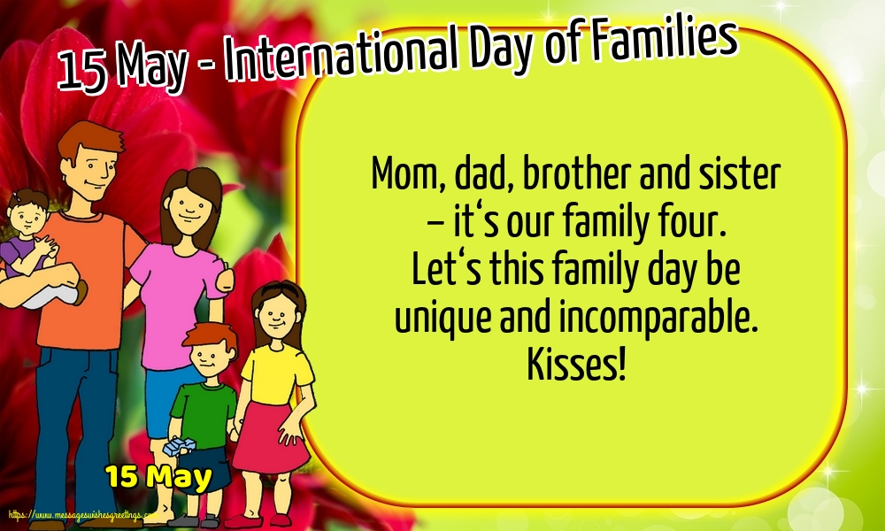 15 May - 15 May - International Day of Families