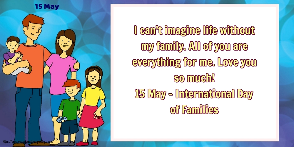15 May - 15 May - International Day of Families