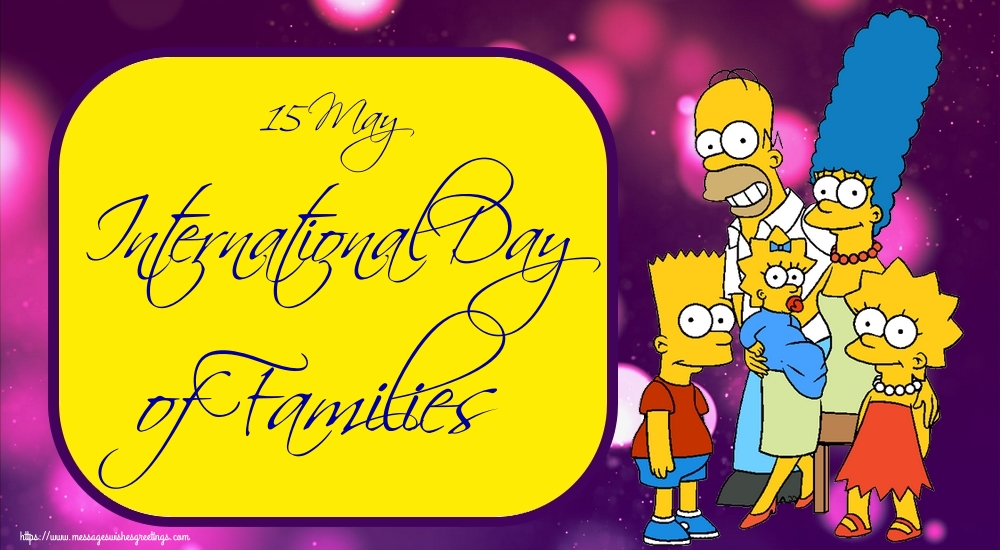 15 May International Day of Families
