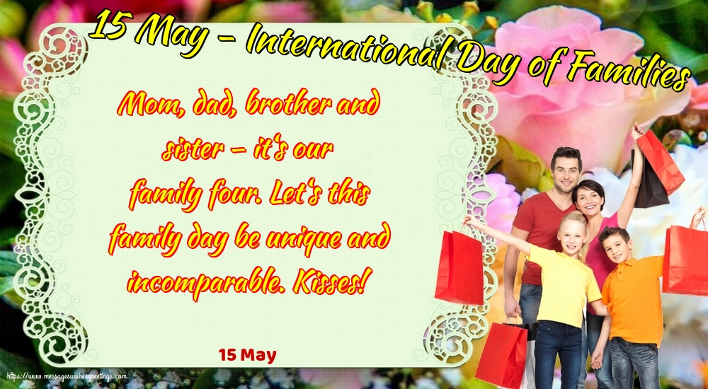 15 May - 15 May - International Day of Families