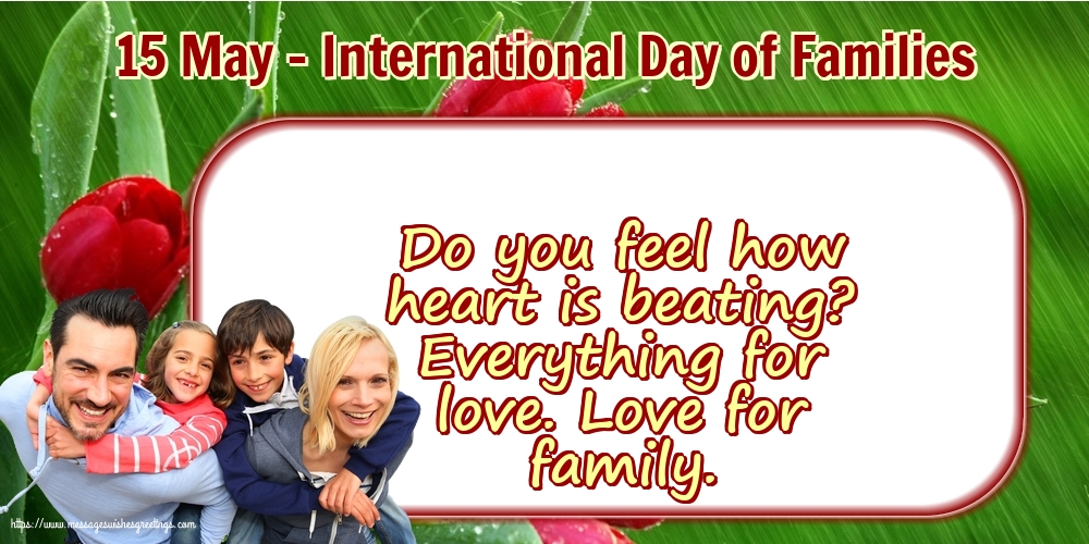 15 May - 15 May - International Day of Families