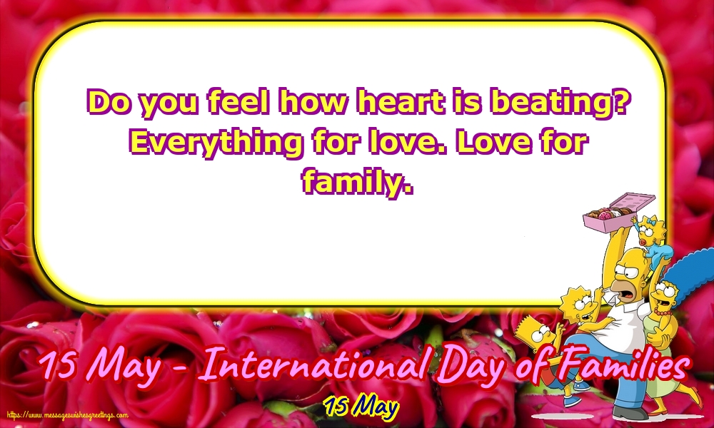 15 May - 15 May - International Day of Families