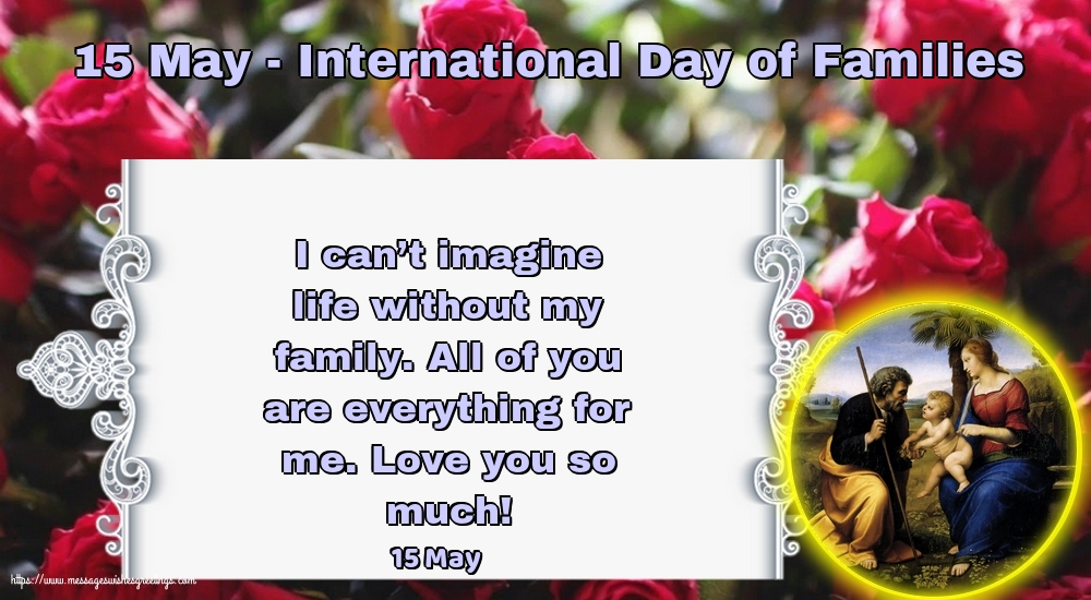 15 May - 15 May - International Day of Families
