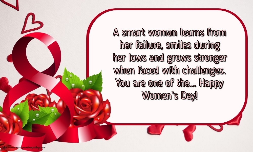 You are one of the... Happy Women’s Day!