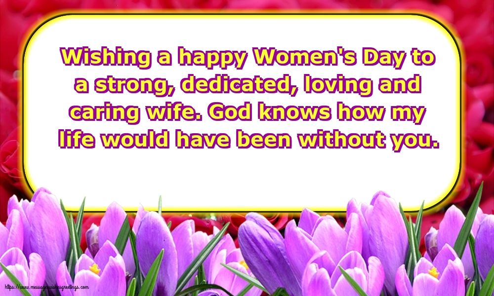 Wishing a happy Women's Day