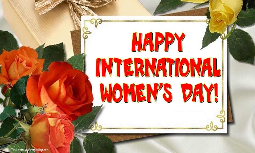 Greetings Cards for Women's Day - Happy International Women's Day! - messageswishesgreetings.com