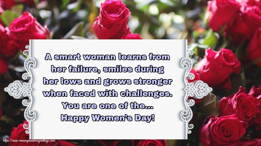 You are one of the... Happy Women’s Day!