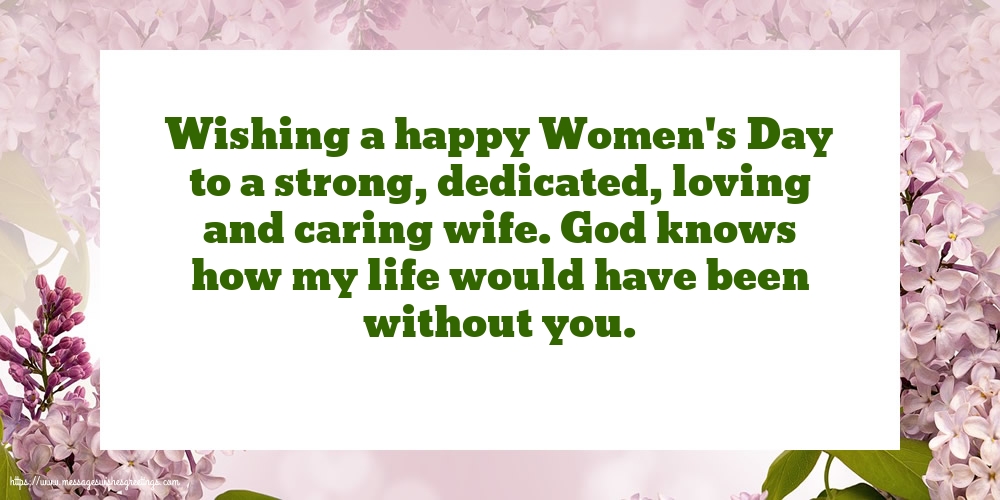 Wishing a happy Women's Day