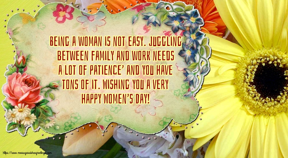 Wishing you a very happy Women’s Day!