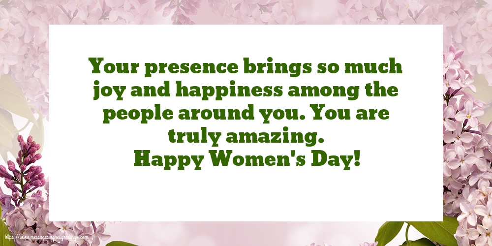 Happy Women's Day!