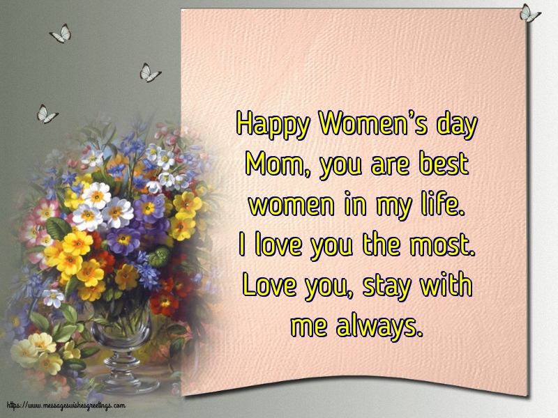 Happy Women's day Mom