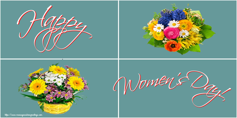 Greetings Cards for Women's Day - Happy Women's Day! - messageswishesgreetings.com