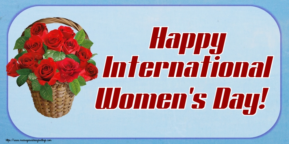 Happy International Women's Day!