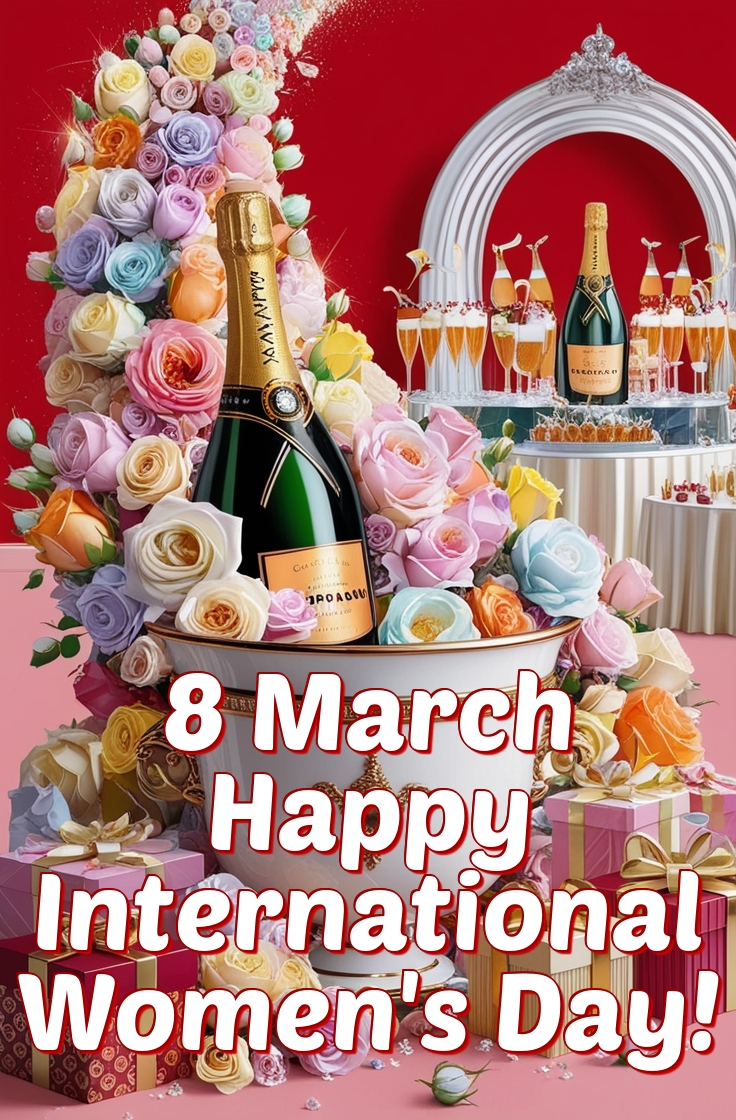 Greetings Cards for Women's Day - 8 March Happy International Women's Day! - messageswishesgreetings.com