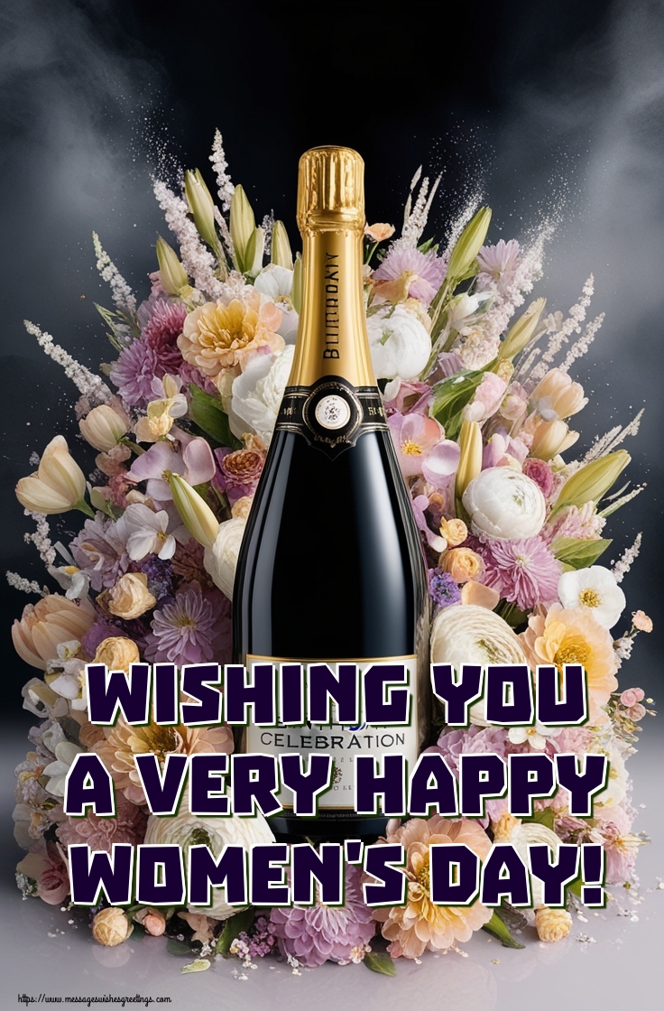 Greetings Cards for Women's Day - Wishing you a very happy Women's Day! - messageswishesgreetings.com