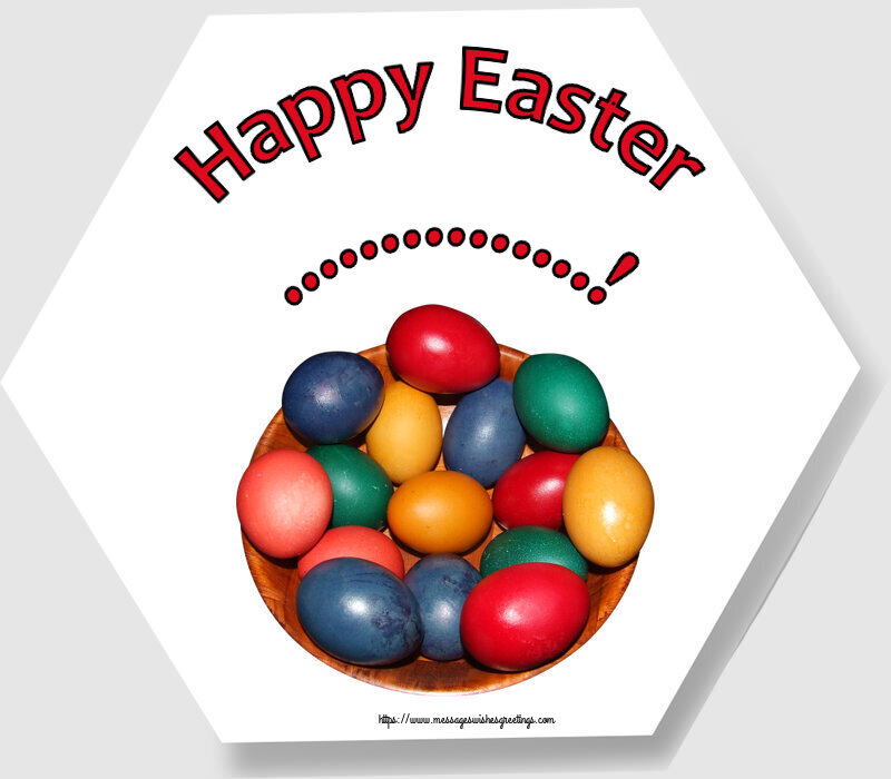 Custom Greetings Cards for Easter - Happy Easter ...!