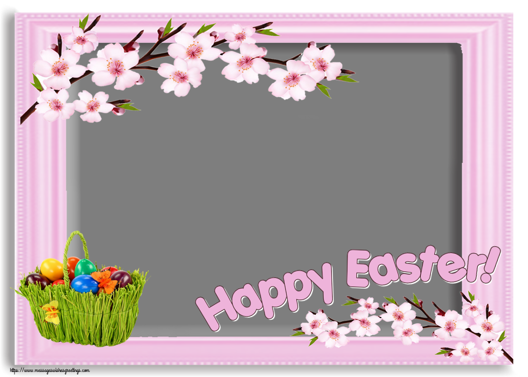 Custom Greetings Cards for Easter - Happy Easter! - Photo Frame