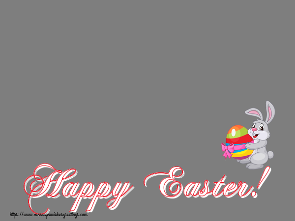 Custom Greetings Cards for Easter - Happy Easter! - Photo Frame