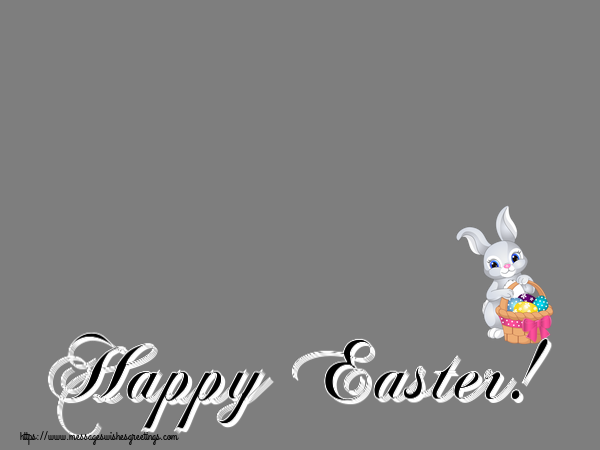 Custom Greetings Cards for Easter - Happy Easter! - Photo Frame