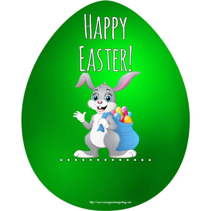 Custom Greetings Cards for Easter - Happy Easter! ...