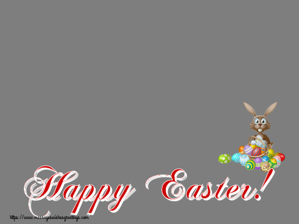Custom Greetings Cards for Easter - Happy Easter! - Photo Frame