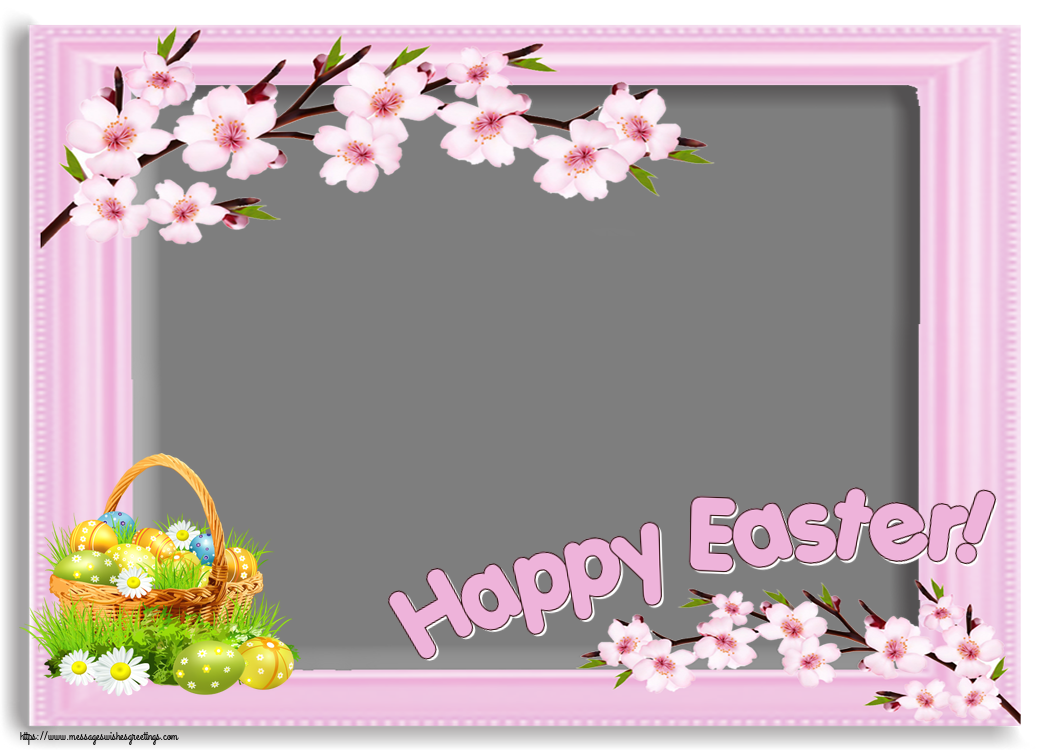 Custom Greetings Cards for Easter - Happy Easter! - Photo Frame